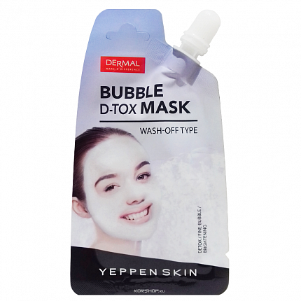 Маска для лица очищающая Yeppen Skin Bubble D-Tox Mask, 20 гр