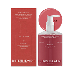 Шампунь для волос парфюмированный камелия чеджу Refresh Moment Perfume Shampoo 01 Jeju Camellia, 500 мл