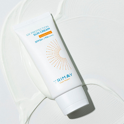 Солнцезащитный крем с коллагеном и аминокислотами Trimay UV Protection Sun Cream SPF50+ PA++++, 50 мл