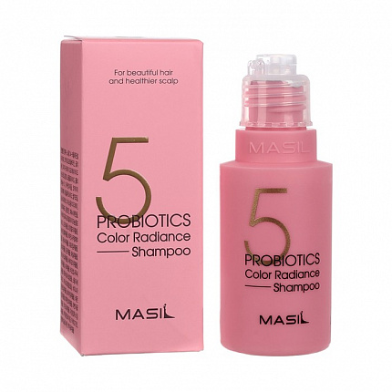 Шампунь с пробиотиками для защиты цвета Masil 5 Probiotics Color Radiance Shampoo, 50 мл