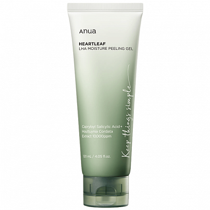 Пилинг-гель отшелушивающий с LHA-кислотой Anua Heartleaf  LHA Moisture Peeling Gel, 120 мл