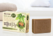 Мыло-скраб для тела с медом и каштаном Lion Scrub Body Soap Chestnut, 100 гр