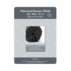 Маска тканевая для лица Древесный уголь Charcoal Essence Mask 23гр